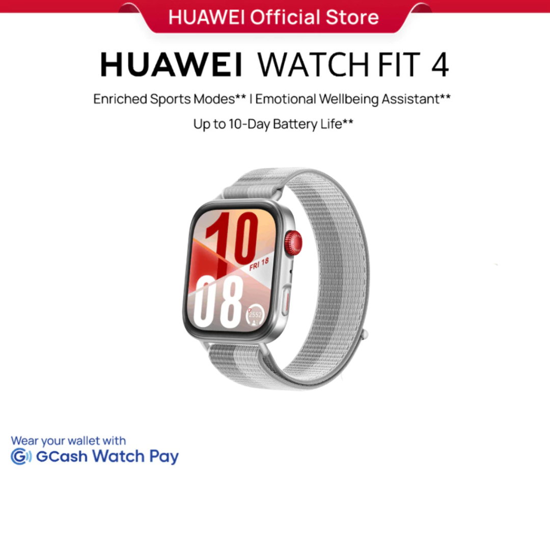 HUAWEI WATCH FIT 4 Series Smartwatch | ECG*| Health Management | Precise Positioning | Golf & Diving* | Up to 10-Day Battery Life | Compatible to iOS & Android