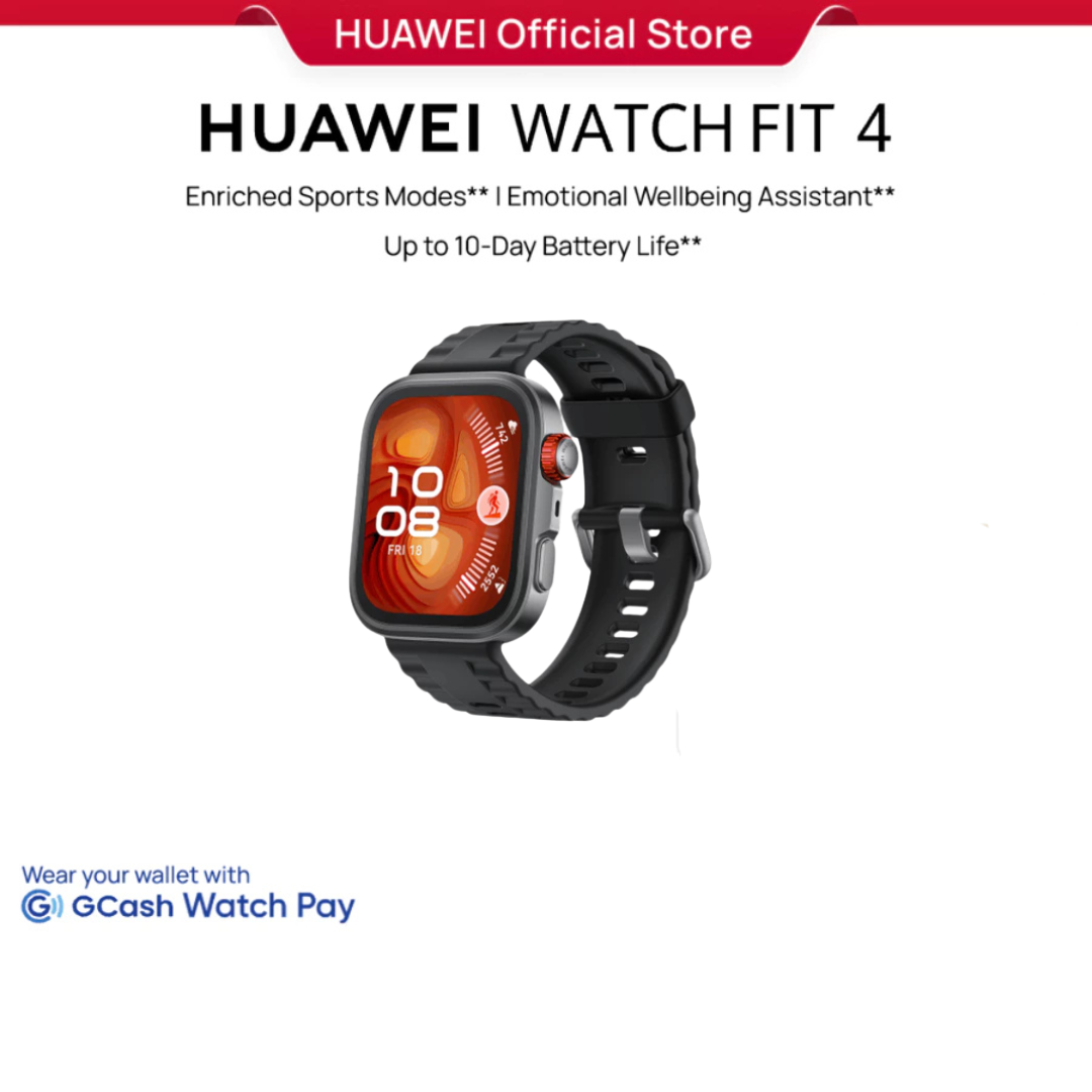 HUAWEI WATCH FIT 4 Series Smartwatch | ECG*| Health Management | Precise Positioning | Golf & Diving* | Up to 10-Day Battery Life | Compatible to iOS & Android