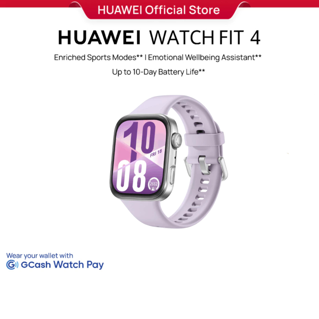 HUAWEI WATCH FIT 4 Series Smartwatch | ECG*| Health Management | Precise Positioning | Golf & Diving* | Up to 10-Day Battery Life | Compatible to iOS & Android