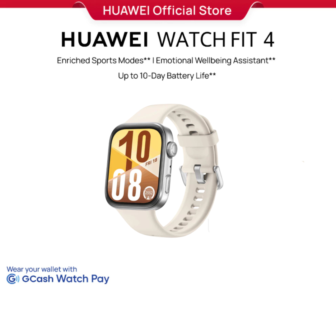 HUAWEI WATCH FIT 4 Series Smartwatch | ECG*| Health Management | Precise Positioning | Golf & Diving* | Up to 10-Day Battery Life | Compatible to iOS & Android