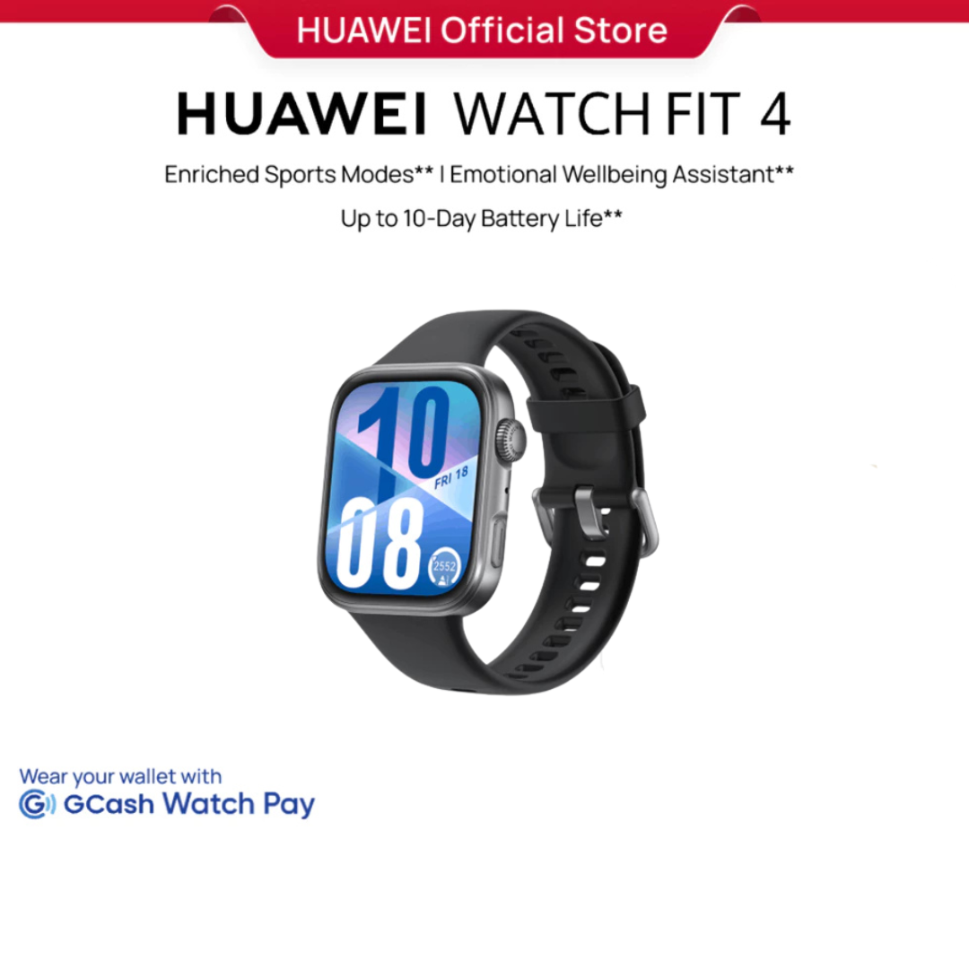 HUAWEI WATCH FIT 4 Series Smartwatch | ECG*| Health Management | Precise Positioning | Golf & Diving* | Up to 10-Day Battery Life | Compatible to iOS & Android