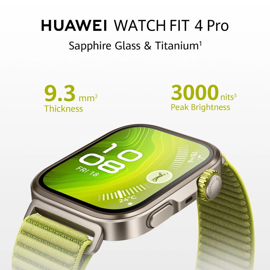 HUAWEI WATCH FIT 4 Series Smartwatch | ECG*| Health Management | Precise Positioning | Golf & Diving* | Up to 10-Day Battery Life | Compatible to iOS & Android