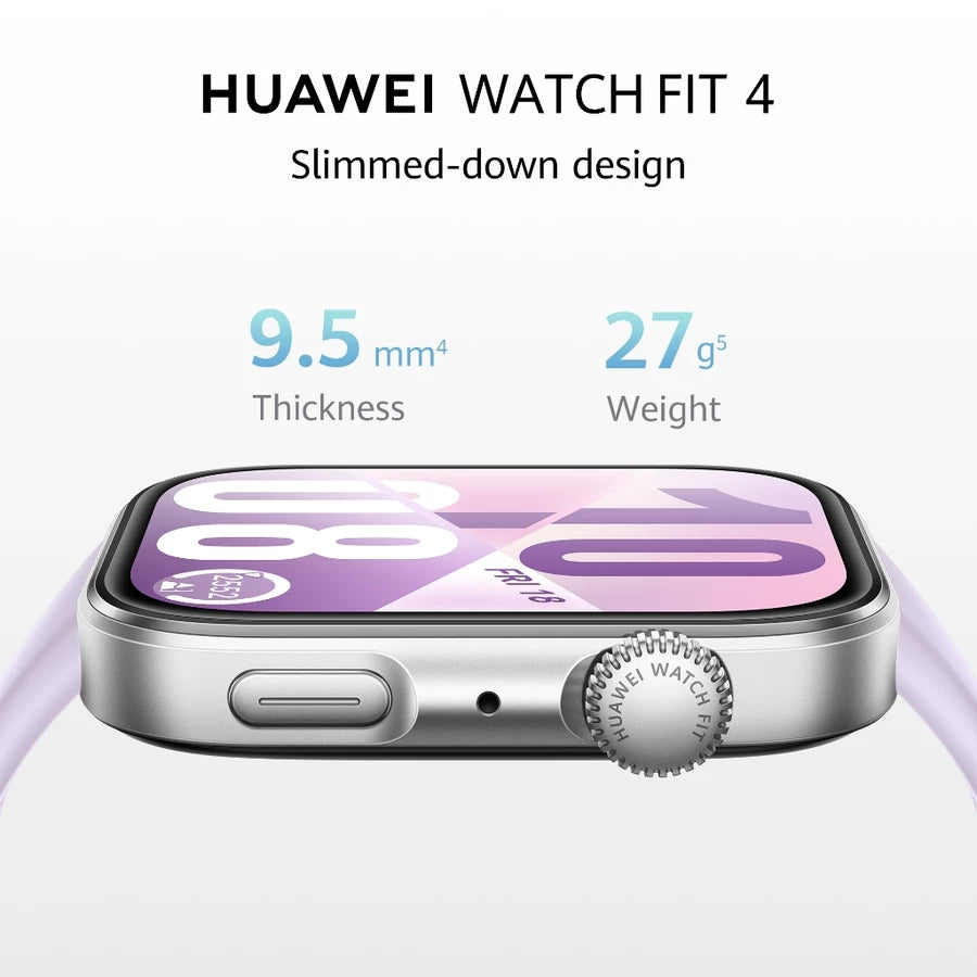 HUAWEI WATCH FIT 4 Series Smartwatch | ECG*| Health Management | Precise Positioning | Golf & Diving* | Up to 10-Day Battery Life | Compatible to iOS & Android